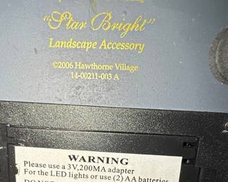Hawthorne Village Star Bright Landscape Accessory