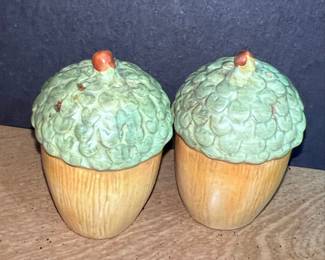 Acorn Salt and Pepper Shakers