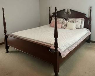 Federal Style Poster King Bed