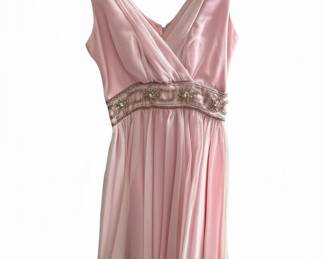 Miss Elliette California Pink Chiffon Dress