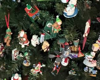 Hallmark and Danbury Mint Christmas Ornaments
