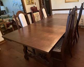 Bassett Furniture Spanish Revival Style Dining Set