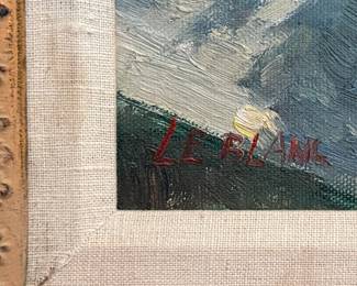 Le Blanc Floral Still Life Oil Painting