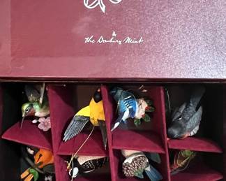 Danbury Mint Songbird Christmas Ornament Collection
