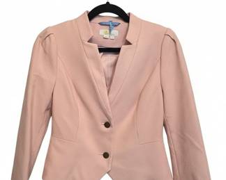 Boden Textured Puff Shoulder Blazer