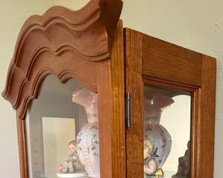 Traditional Style Wall-Mounted Curio Cabinet