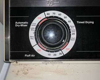 Whirlpool Heavy Duty Large Capacity Dryer