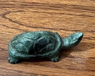 Green Jade Turtle Figurine