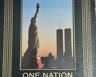 Easton Press One Nation: America Remembers September 11, 2001 Leather Hardcover Book