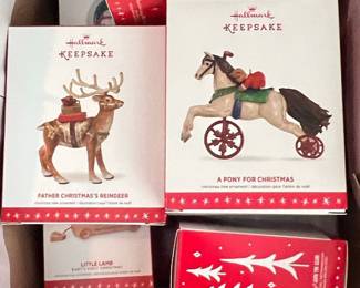 Collection of Hallmark Keepsake 'A Pony for Christmas' Ornaments