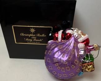 Christopher Radko Merry Travels 1997 Ornament