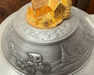 Thomas Kinkade Victorian Christmas Stein