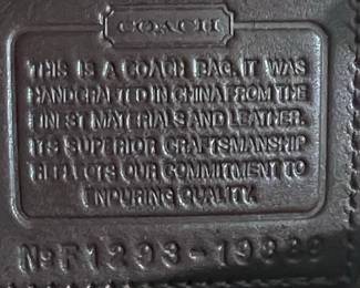 Coach Legacy Tassel Shoulder Bag 19889