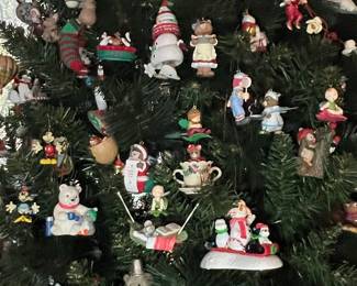 Hallmark and Danbury Mint Christmas Ornaments