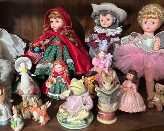Assorted Madame Alexander and Other Collectible Dolls