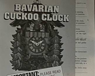 Bavarian Style Cuckoo Clock