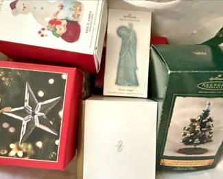 Collection of Assorted Hallmark Keepsake and Other Brand Christmas Ornaments