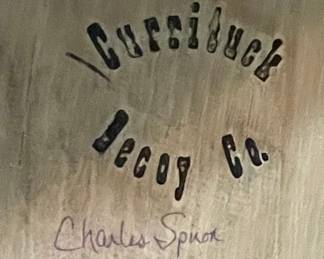 Currituck Decoy Co. Canvasback Duck Decoy