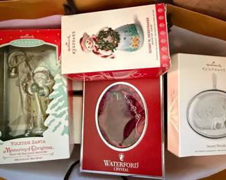 Collection of Assorted Hallmark Keepsake and Other Brand Christmas Ornaments