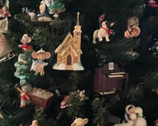 Hallmark and Danbury Mint Christmas Ornaments