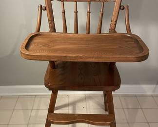 Wooden High Chair