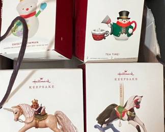 Collection of Hallmark Keepsake 'A Pony for Christmas' Ornaments