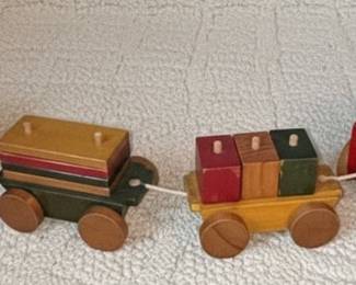 Wooden Christmas Train