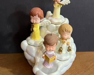 Hallmark Keepsake Heavenly Harmony Mary's Angels 25th Anniversary Musical Figurine 2012