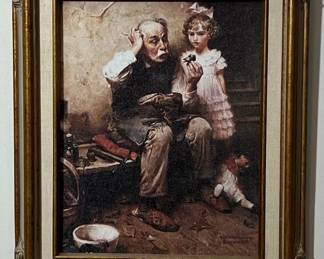 Norman Rockwell "The Cobbler" Print