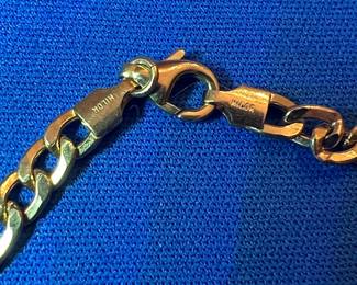 Milor 18k Gold Figaro Chain Bracelet