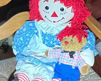 Raggedy Ann and Andy Doll Set