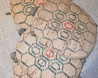 Woven Turtle Floor Cushions