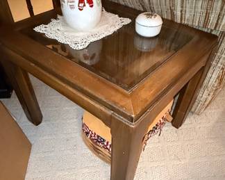 Lane Furniture Oak Rustic Americana Accent End Table