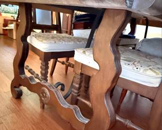 Bassett Furniture Spanish Revival Style Dining Set