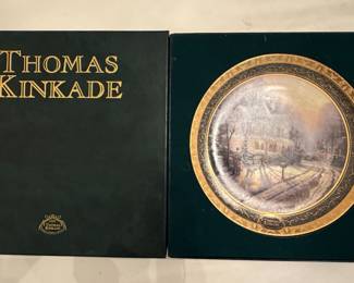 Thomas Kinkade A Holiday Gathering Collector Plate