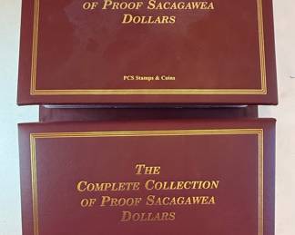 PCS Stamps & Coins Proof Sacagawea Dollar Collection
