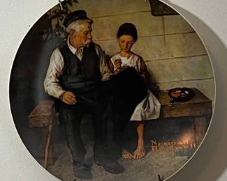 Norman Rockwell The Lighthouse Keeper's Daughter Collector Plate
