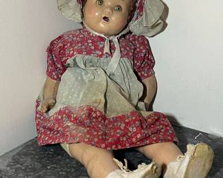Composition Shirley Temple Style Doll