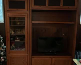 Traditional Style Media Center and Display Cabinet
