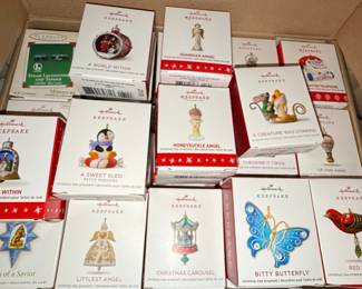 Collection of Hallmark Keepsake Ornaments
