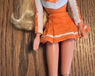 Mattel Barbie University of Tennessee Cheerleader Doll 1997