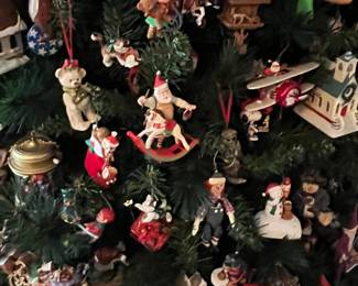 Hallmark and Danbury Mint Christmas Ornaments