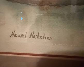 Hazel Hatcher Watercolor Painting