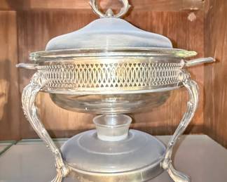 Silver Plated Tea Service and Serving Pieces