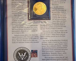 Barack Obama PCS Stamps & Coins Commemorative Album