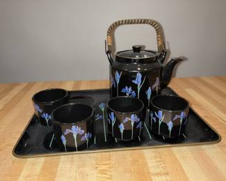 Otagiri Iris Pattern Tea Set