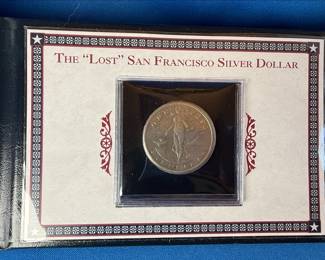 US Philippines 1907-S One Peso Silver Coin in PCS Presentation Folder