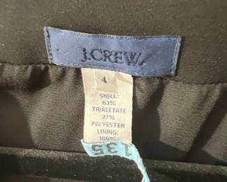 J.Crew Black Wrap Style Dress