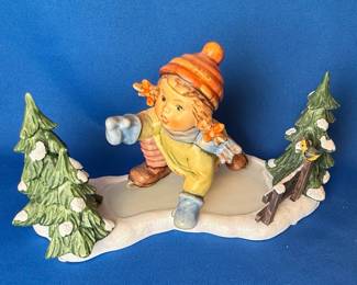 M.J. Hummel 'Skating Lesson' Figurine