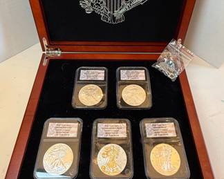 West Point Mint American Eagle Silver Dollar Collection